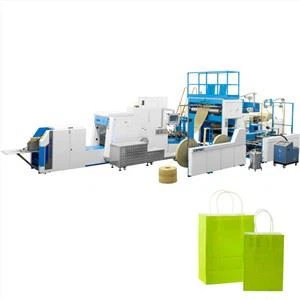 Bag papur yn gwneud peiriant cwbl awtomatig